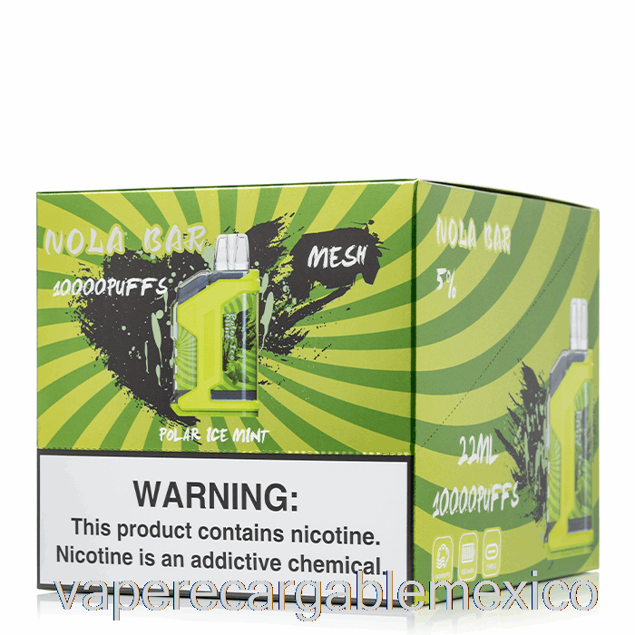 Vape Recargable [paquete De 10] So Soul Nola Bar 10000 Desechable